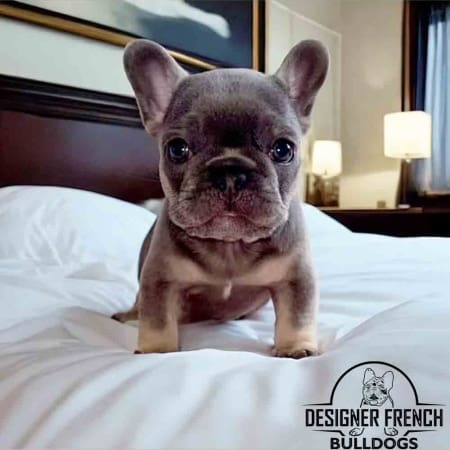 lilac frenchie puppy